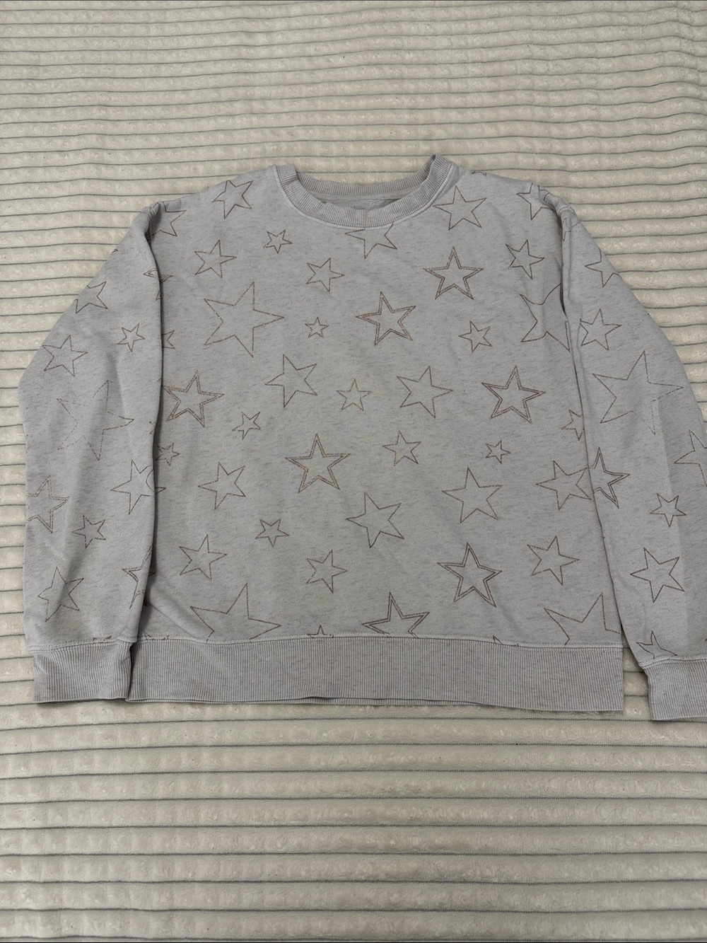 SO Kids Grey Star-Print Crewneck Sweatshirt